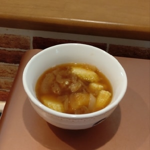 ベビーコーン&玉葱のスープ